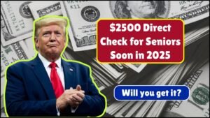 $2500 Direct Deposite Coming for Seniors
