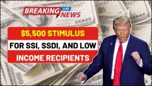 $5,500 Stimulus Approved for SSI, SSDI & Low-Income Families