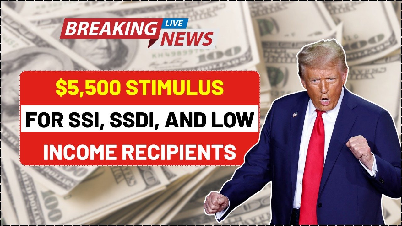 $5,500 Stimulus Approved for SSI, SSDI & Low-Income Families